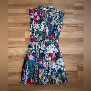 Anthropologie PINCH Dress Sz Small Flutter Sleeve Floral sundress
